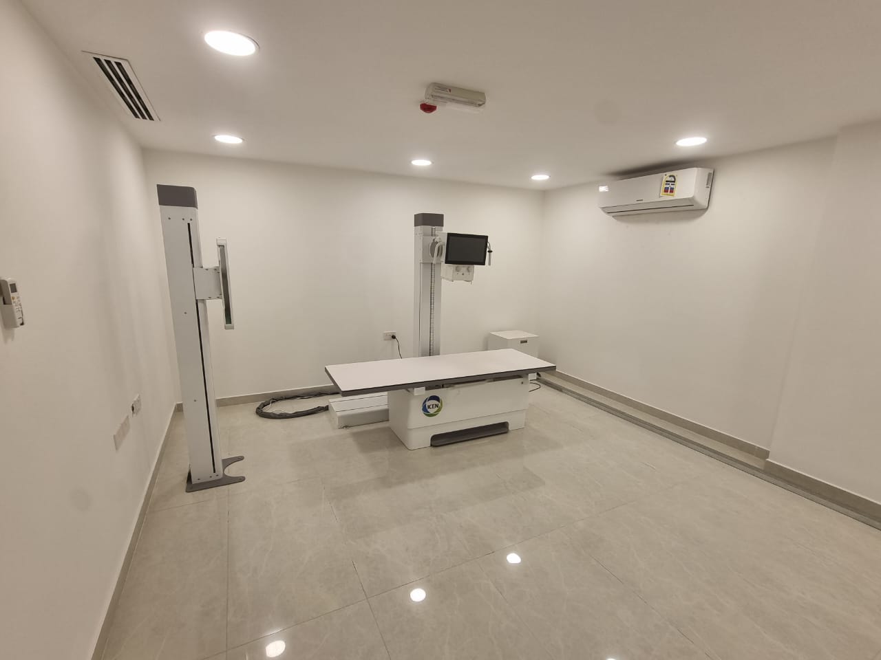 X-ray radiography room at Salam Polyclinic